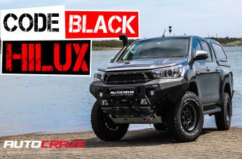 TOYOTA HILUX 4WD GRENADE OR XD MATTE GREY MATTE BLACK LIP